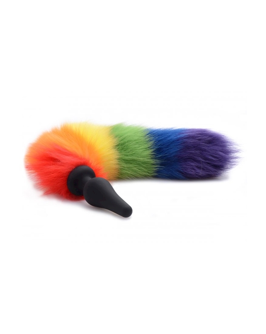 Rainbow Tail Silicone Anal Plug