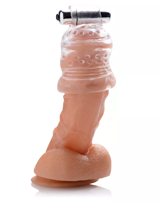 Clear Vibrating Penis Head Teaser