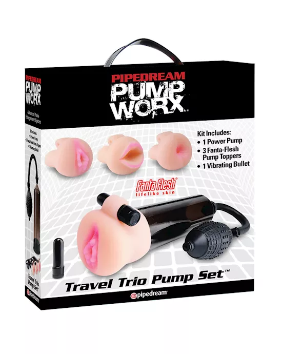 Pump Worx Travel Trio Pump Set