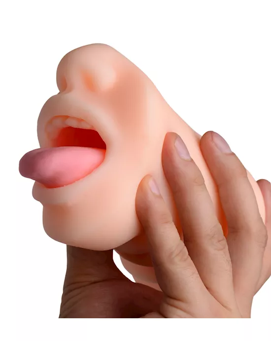 Sydney's Deep Throat Stroker