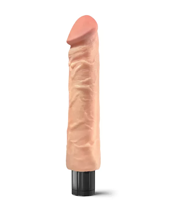Real Feel Vibrating Ribbed Dildo # 12