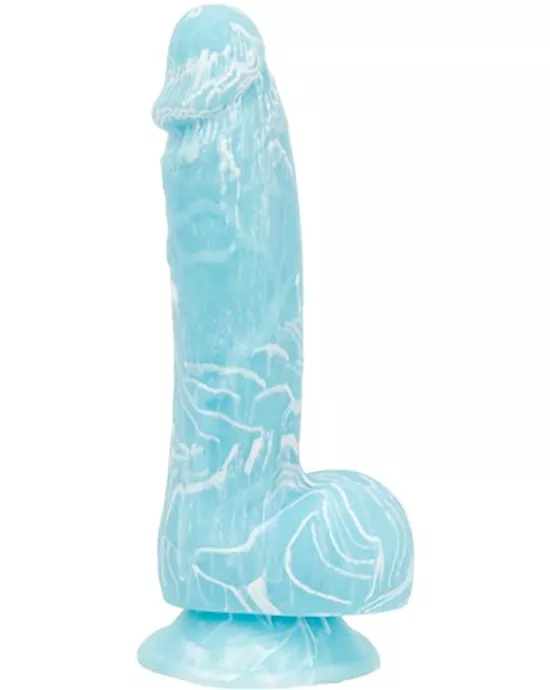 Luke Glow In the Dark 7.5 Inch Dildo with Balls