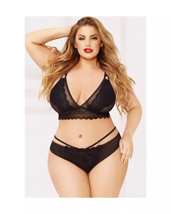 Catalina Mesh Thong