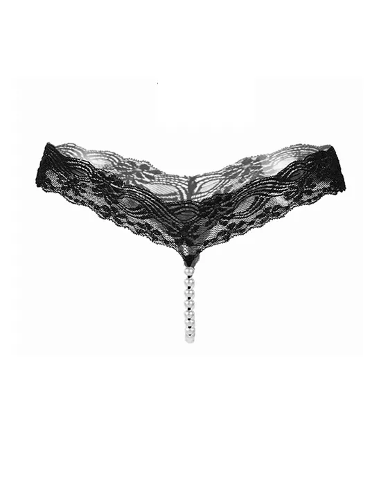 Amore Lacy Pearl Thong