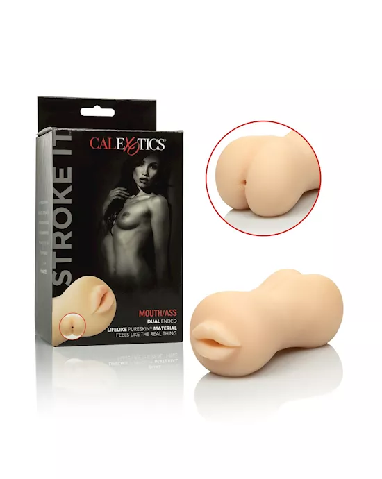 Stroke It Mouth/ass Masturbator