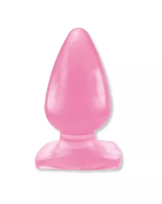 Bigger The Better Pink Butt Plug
