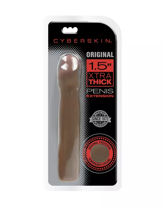 CyberSkin Original 1.5 Inch Xtra Thick Penis Extension