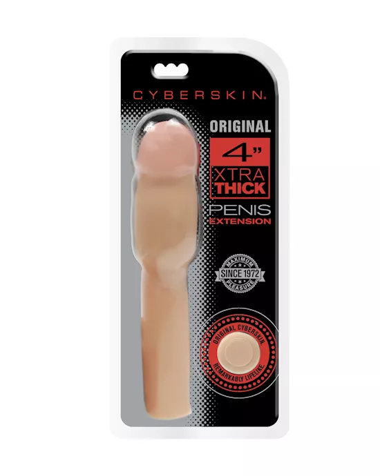 CyberSkin Original 4 Inch Xtra Thick Penis Extension