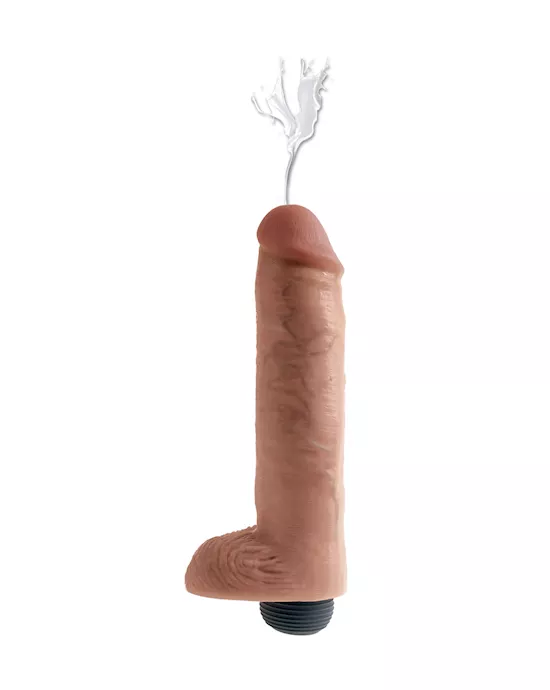 King Cock 10 Inch Squirting Dildo with Balls