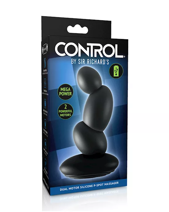 Control by Sir Richards Dual Motor Silicone P-Spot Massager
