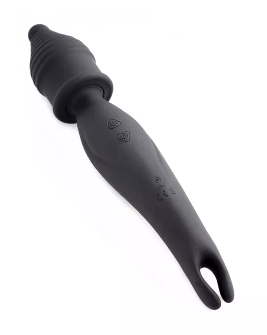 Wand Essentials Dual Diva 2 In 1 Silicone Massager