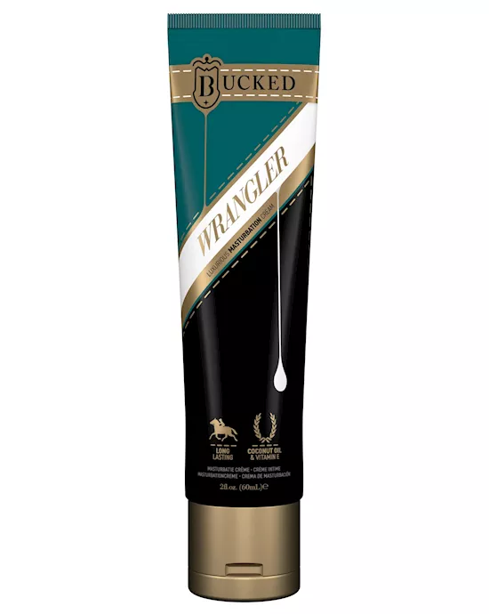 Bucked Wrangler Masturbation Cream - Leather (60ml)