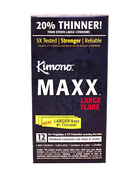Kimono Maxx Large Flare - 12 Pack
