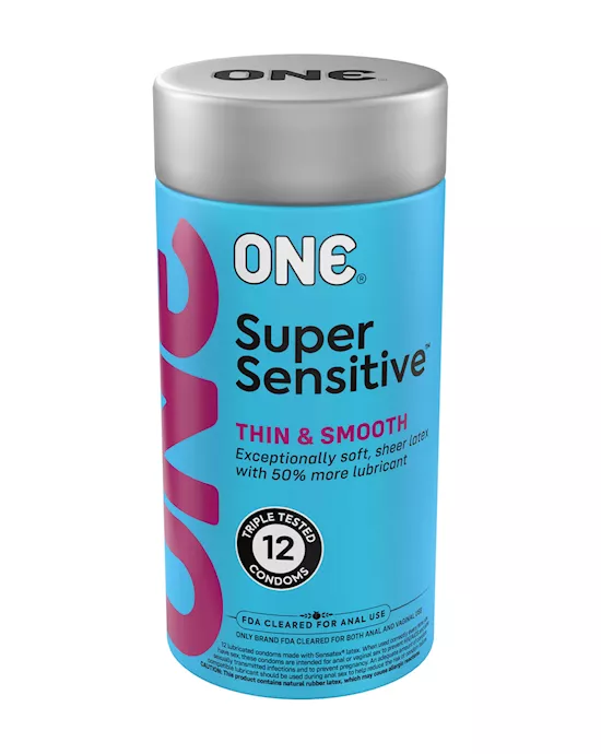 One Super Sensitive Condoms - 12 Pack