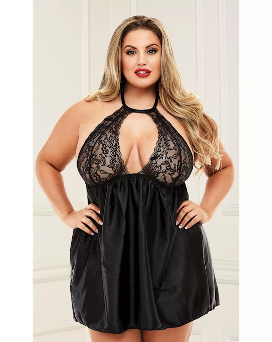 Sexy Lace Babydoll Set