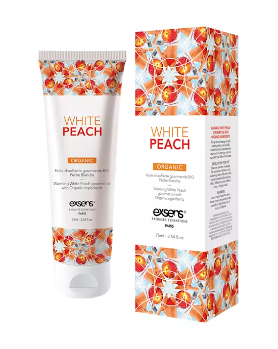 Organic Warming Gourmet Massage Oil - White Peach