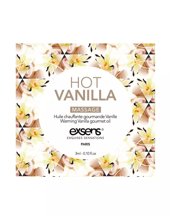 Warming Gourmet Massage Oil Sachet - Hot Vanilla