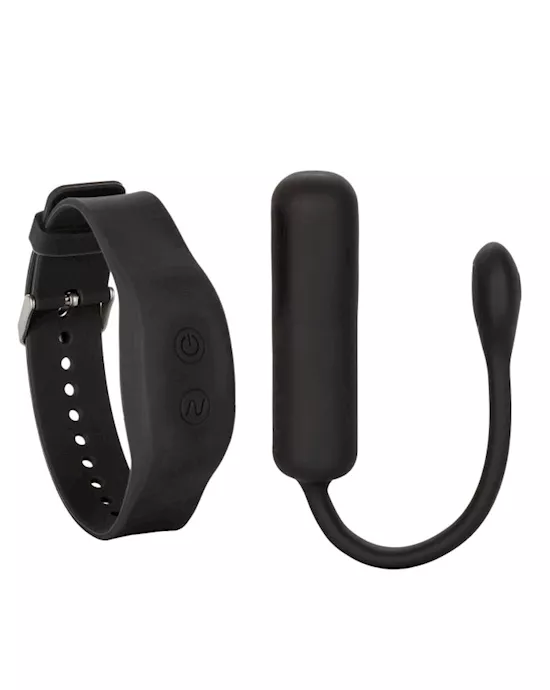 Petite Bullet Mini Vibrator With Wristband Remote
