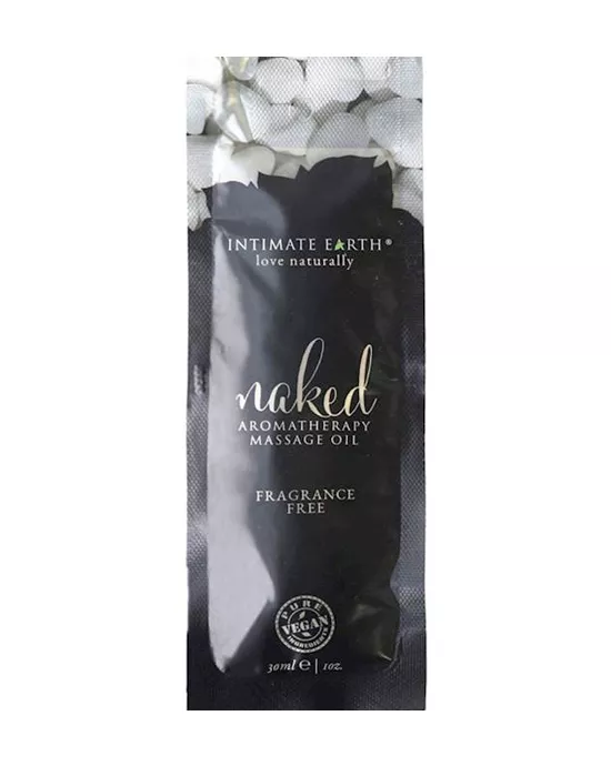 Intimate Earth Naked Aromatherapy Massage Foil - Fragrance Free