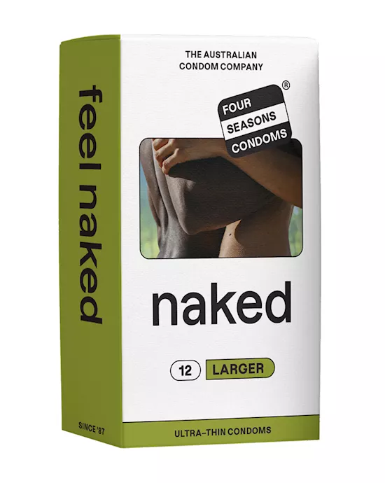 Four Seasons Naked Larger Condoms - 12 Pack