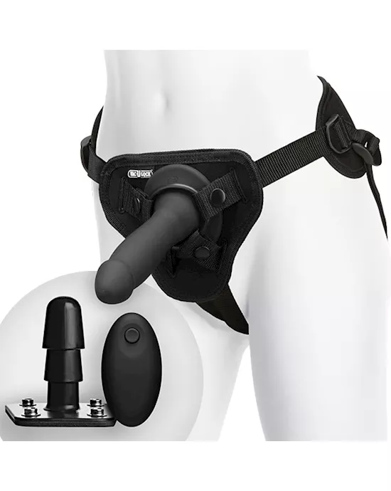 Vac-U-Lock - Smooth Vibrating Remote Controlled Pleasure Set 