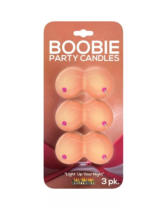 Boobie Party Candles - 3 Pack