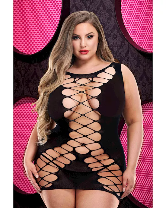 Criss-Cross Mini Dress 
