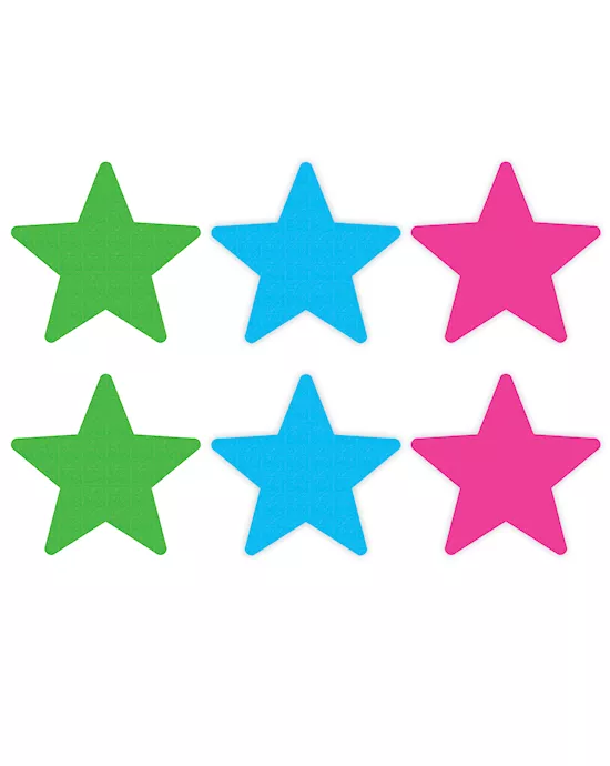 Neon Star Pasties