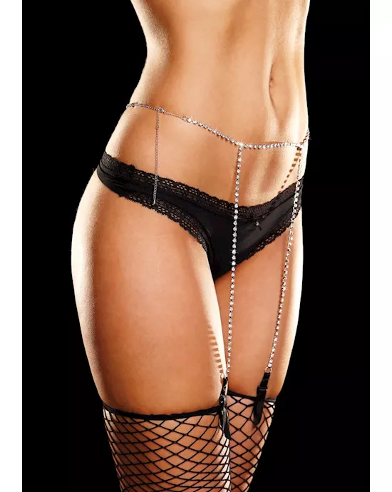 Rhienstone Garter Belt