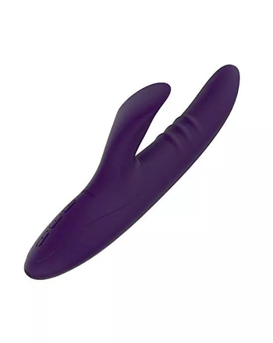 Peri Swirl Tongue Heating Rabbit Vibrator