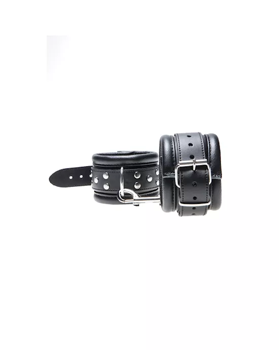 Triple X Leather Ankle Cuffs
