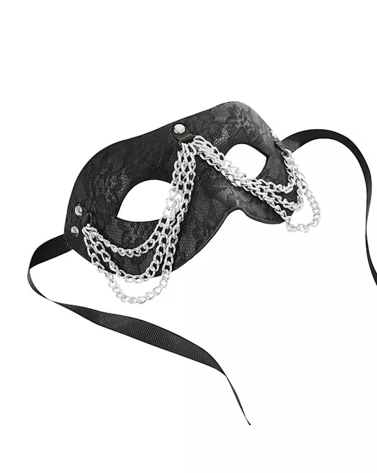 Sincerely Chained Lace Mask