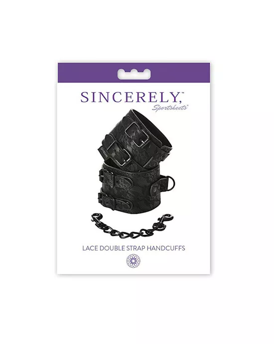 Sinc Lace Double Strap Handcuf