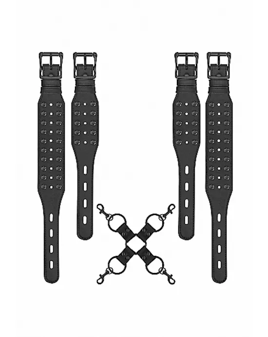 Ouch! Skulls and Bones - Hogtie with Spikes 