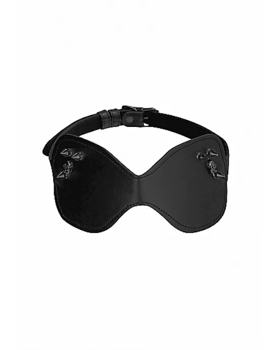 Ouch! Skulls and Bones - Large Eye Mask with Skulls & Spikes 