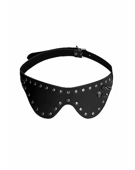 Ouch! Skulls And Bones - Eye Mask With Skulls & Spikes