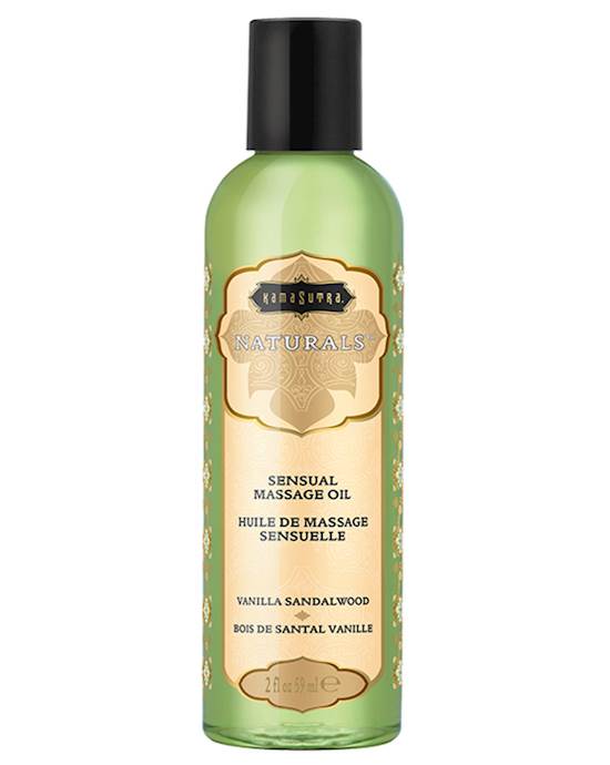 Naturals Massage Oil - Vanilla Sandalwood - 59ml