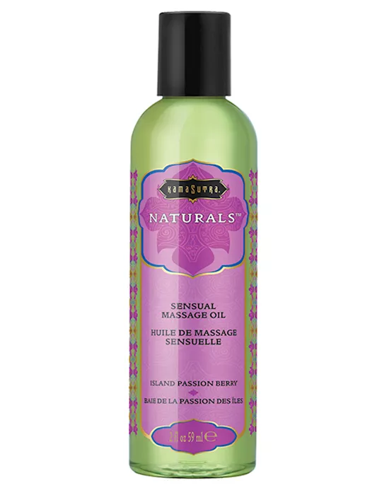 Naturals Massage Oil - Island Passion Berry - 59 Ml