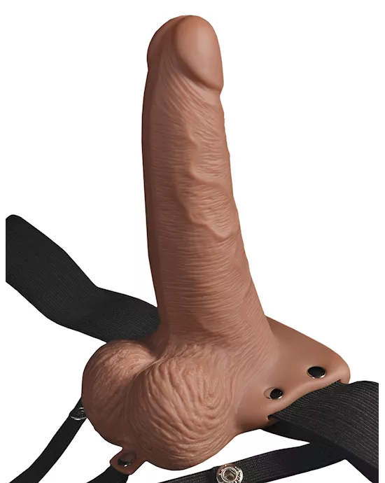 Fetish Fantasy 6 Inch Hollow Rechargeable Strap-on