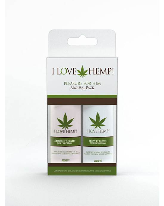 I Love Hemp Pleasure For Him Arousal Pack
