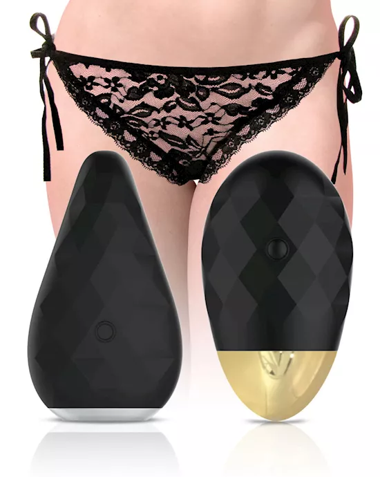 Playful Diamonds The Lady - Rechargeable Panty Vibrator 