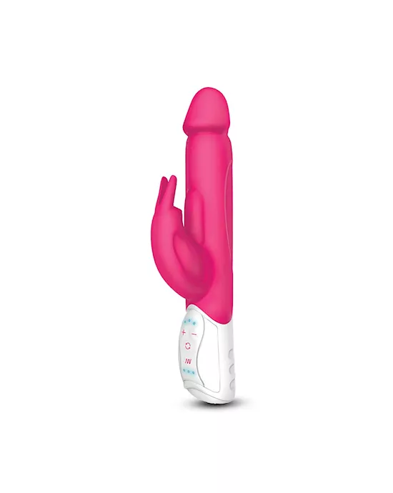 RR Rechargeable Realistic Rabbit- Hot Pink