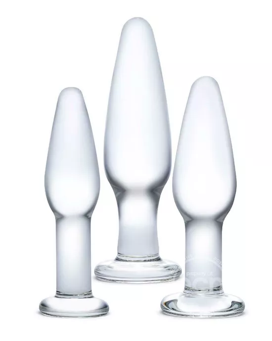 Glas 3 Piece Glass Anal Training Set