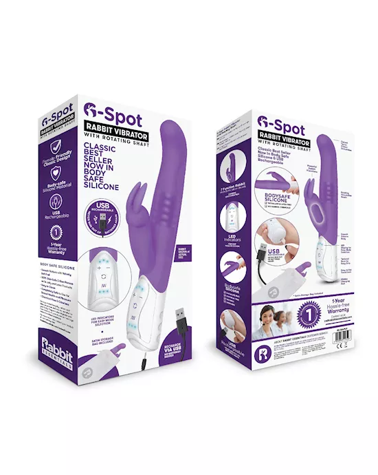 RR Rechargeable G-Spot Rabbit Purple