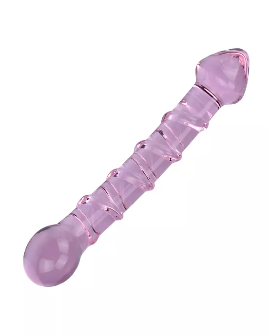 Pink Glass Massager 