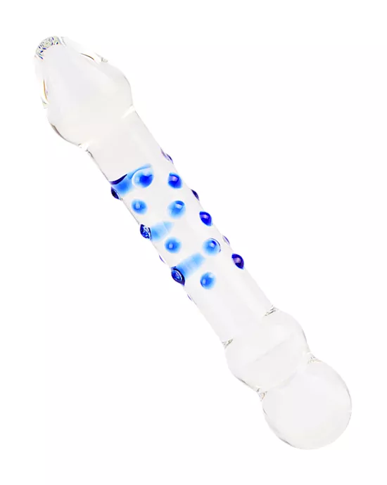 Lucent Dotted Glass Massager