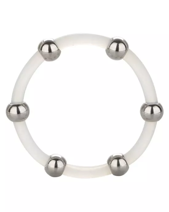 Steel Beaded Silicone C-Ring