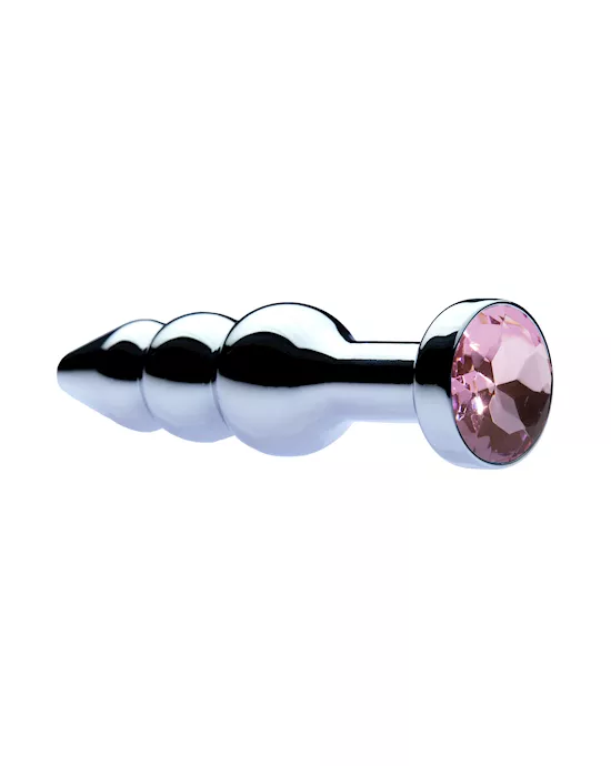 Kinki Jewelled Double Bulb Butt Plug - 4.1 Inch