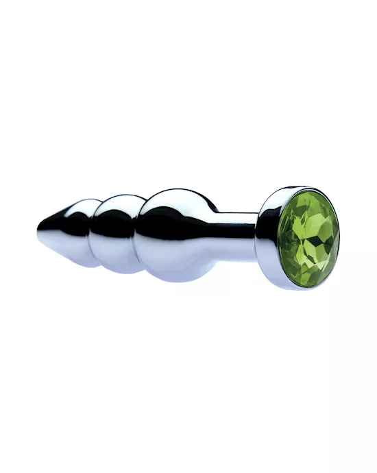 Kink Range Jewelled Bulbed Butt Plug