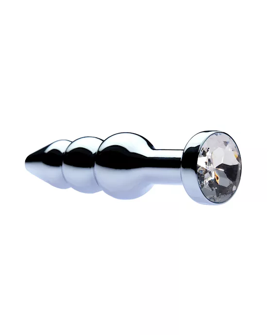 KinKi Jewelled Double Bulb Butt Plug - 4.1 Inch